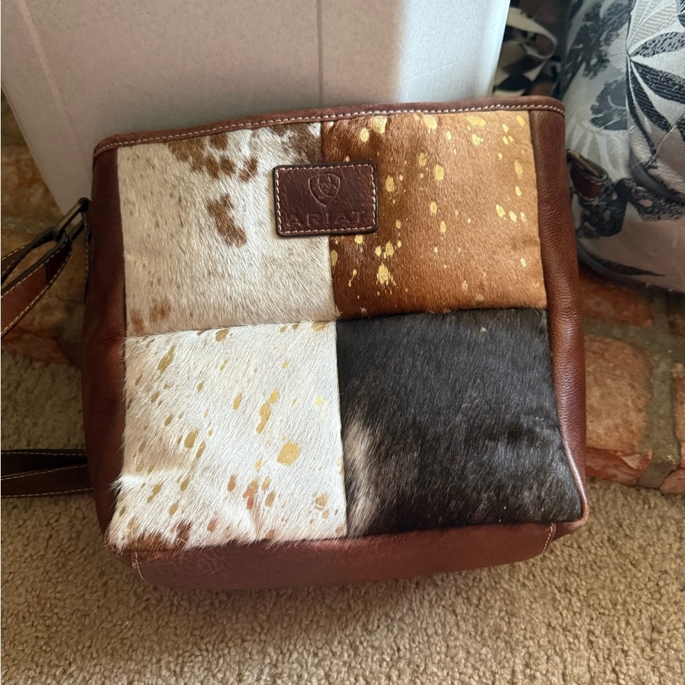 Ariat Multicolor Leather Patchwork Bag - image 1